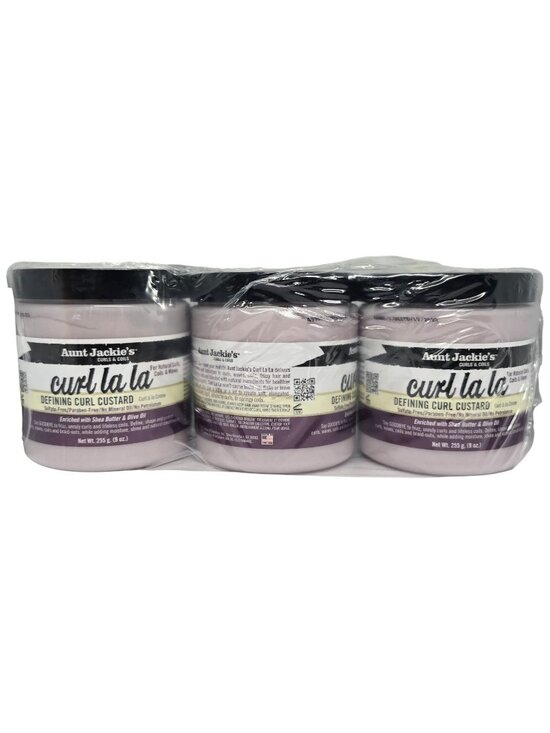 Aunt Jackie's Other - Aunt Jackie's Curl La La Defining Curl Custard 9 oz 255g Each 3 Pack Hair Care